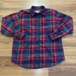 Eddie Bauer Plaid Button-Down Shirt